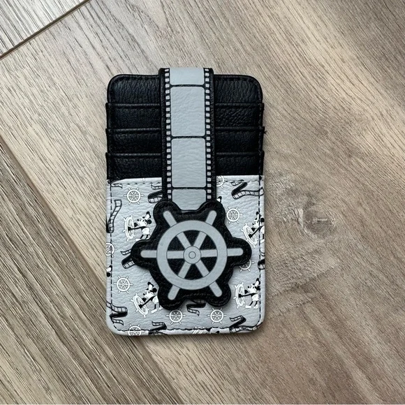 Disney Black and Gray Card Holder - Picture 1 of 2